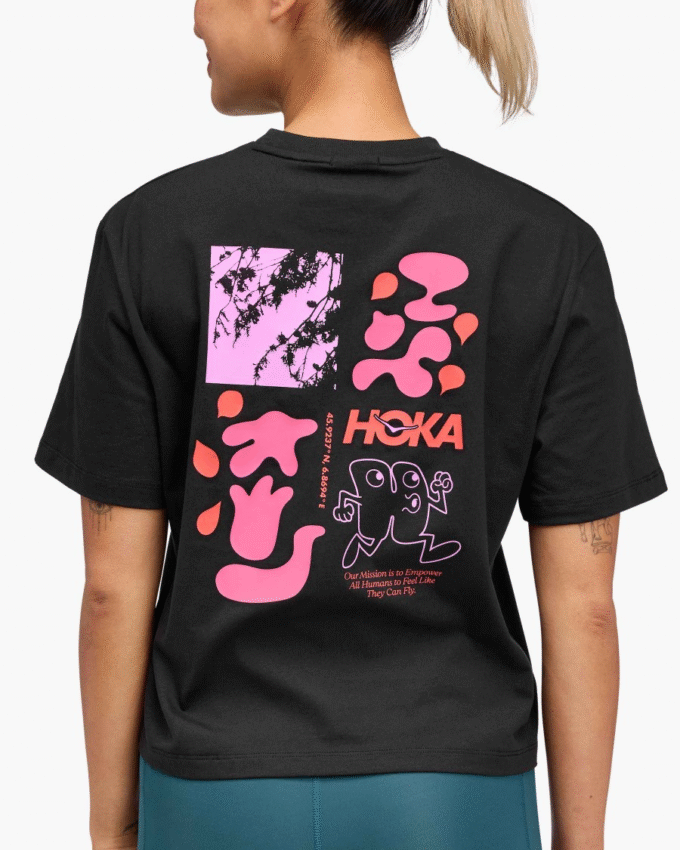 Hoka Collage Short Sleeve Tee