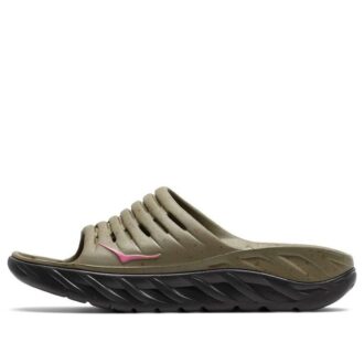 HOKA x Bodega Ora Recovery Slide ‘Martini Olive Jet Black’
