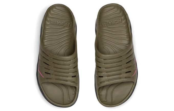 HOKA x Bodega Ora Recovery Slide ‘Martini Olive Jet Black’