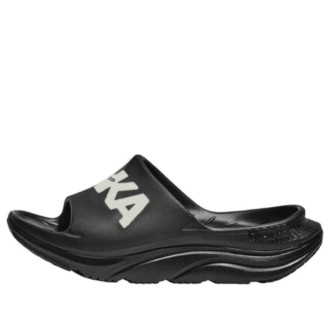 Ora Athletic Slides ‘Black White’