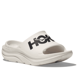 Ora Athletic Slides ‘White Black’