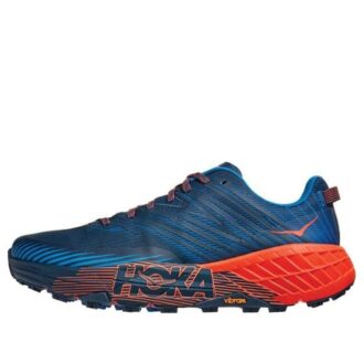 Speedgoat 4 ‘Majolica Blue Mandarin Red’