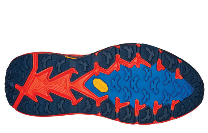 Speedgoat 4 ‘Majolica Blue Mandarin Red’