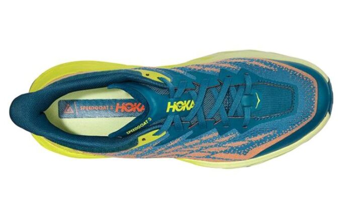 Speedgoat 5 ‘Blue Coral Evening Primrose’