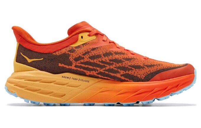 Speedgoat 5 ‘Puffin’s Bill Amber Yellow’