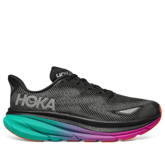 (WMNS) Clifton 9 GTX ‘Black Electric Aqua’